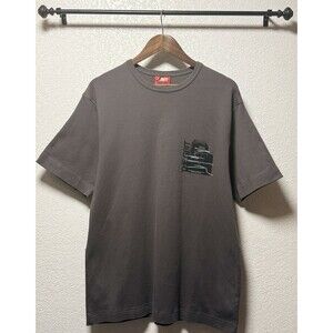 The Grit Men’s XL Gray Graphic Crew Neck Short Sleeve Ape Logo T-Shirt